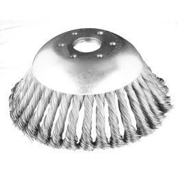 SZCZOTKA DRUCIANA DO KOSY S PALINOWEJ 150 x 25,4 MM, TWARDA, DRUTY S PLĄTANE