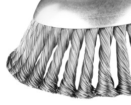 SZCZOTKA DRUCIANA DO KOSY S PALINOWEJ 150 x 25,4 MM, TWARDA, DRUTY S PLĄTANE