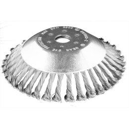 SZCZOTKA DRUCIANA DO KOSY S PALINOWEJ 200 x 25,4 MM, TWARDA, DRUTY S PLĄTANE