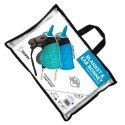 DERKA DWUSTRONNA I NAUSZNIKI SKIPPI DLA HOBBY HORSE - NIEBIESKA - ZIELONA