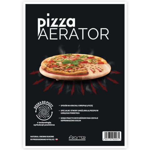 PIZZA AERATOR DESKA DO SERWOWANIA PIZZY DREWNIANA PIZZA AERATOR DESKA DO SERWOWANIA PIZZY DREWNIANA
