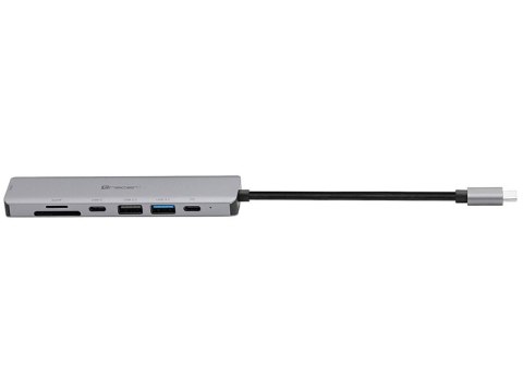 ADAPTER TRACER A-2, USB TY PE-C Z CZYTNIKIEM KART, HDMI 4K, USB 3.0, PDW 60W ADAPTER TRACER A-2, USB TY PE-C Z CZYTNIKIEM KART, HDMI 4K, USB 3.0, PDW 60W
