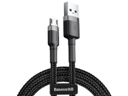 BASEUS CAFULE MICRO USB CABLE 2.4A 0,5M (CAMKLF-AG1) GRAY + BLACK