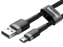 BASEUS CAFULE MICRO USB CABLE 2.4A 0,5M (CAMKLF-AG1) GRAY + BLACK
