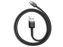 BASEUS CAFULE MICRO USB CABLE 2.4A 0,5M (CAMKLF-AG1) GRAY + BLACK