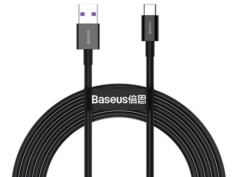 BASEUS KABEL USB TY PE C 2M SU PERIOR SERIES, 66W (CATYS-A01) BLACK BASEUS KABEL USB TY PE C 2M SU PERIOR SERIES, 66W (CATYS-A01) BLACK