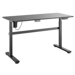 BIURKO ELEKTRYCZNE ERGO OFFICE, REGULACJA WYS, SZARY, MAx WYS 118CM 50 KG - Z BLATEM DO  PRACY STOJĄCO SIEDZĄCEJ, ER-434