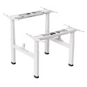 BIURKO ELEKTRYCZNE  PODWÓJNE REGULACJA WYS. ERGO OFFICE, MAx WYS 128CM, MAx 125KG x2, BEZ BLATU DO  PRACY STOJĄCO SIEDZĄCEJ (2 CZĘ