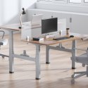 BIURKO ELEKTRYCZNE  PODWÓJNE REGULACJA WYS. ERGO OFFICE, MAx WYS 128CM, MAx 125KG x2, BEZ BLATU DO  PRACY STOJĄCO SIEDZĄCEJ (2 CZĘ