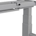 BIURKO ELEKTRYCZNE  PODWÓJNE REGULACJA WYS. ERGO OFFICE, MAx WYS 128CM, MAx 125KG x2, BEZ BLATU DO  PRACY STOJĄCO SIEDZĄCEJ (2 CZĘ