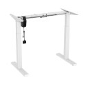 BIURKO ELEKTRYCZNE REGULACJA WYS. ERGO OFFICE, MAx WYS 123CM, MAx - 70 KG, BEZ BLATU DO  PRACY STOJĄCO SIEDZĄCEJ, BIAŁE, ER-403W