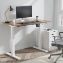 BIURKO ELEKTRYCZNE REGULACJA WYS. ERGO OFFICE, MAx WYS 123CM, MAx - 70 KG, BEZ BLATU DO  PRACY STOJĄCO SIEDZĄCEJ, BIAŁE, ER-403W
