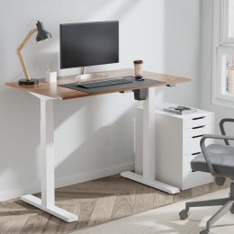 BIURKO ELEKTRYCZNE REGULACJA WYS. ERGO OFFICE, MAx WYS 123CM, MAx - 70 KG, BEZ BLATU DO  PRACY STOJĄCO SIEDZĄCEJ, BIAŁE, ER-403W
