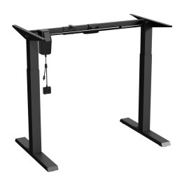 BIURKO ELEKTRYCZNE REGULACJA WYS. ERGO OFFICE, MAx WYS 123CM, MAx - 70 KG, BEZ BLATU DO  PRACY STOJĄCO SIEDZĄCEJ, CZARNE, ER-403B