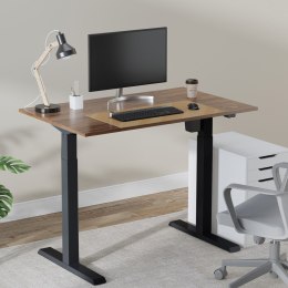 BIURKO ELEKTRYCZNE REGULACJA WYS. ERGO OFFICE, MAx WYS 123CM, MAx - 70 KG, BEZ BLATU DO  PRACY STOJĄCO SIEDZĄCEJ, CZARNE, ER-403B
