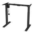 BIURKO ELEKTRYCZNE REGULACJA WYS. ERGO OFFICE, MAx WYS 123CM, MAx - 70 KG, BEZ BLATU DO  PRACY STOJĄCO SIEDZĄCEJ, CZARNE, ER-403B