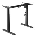 BIURKO ELEKTRYCZNE REGULACJA WYS. ERGO OFFICE, MAx WYS 123CM, MAx - 70 KG, BEZ BLATU DO  PRACY STOJĄCO SIEDZĄCEJ, CZARNE, ER-403B