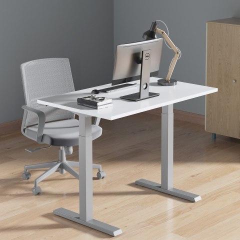 BIURKO RĘCZNA REGULACJA WYS. ERGO OFFICE, MAx 70 KG, MAx WYS 123CM, BEZ BLATU DO PRACY STOJĄCO SIEDZĄCEJ, BIAŁE, ER-402 W BIURKO RĘCZNA REGULACJA WYS. ERGO OFFICE, MAx 70 KG, MAx WYS 123CM, BEZ BLATU DO PRACY STOJĄCO SIEDZĄCEJ, BIAŁE, ER-402 W