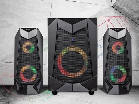 GŁOŚNIKI TRACER 2.1 HI-CUBE RGB FLOW BT GŁOŚNIKI TRACER 2.1 HI-CUBE RGB FLOW BT
