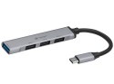 HUB TRACER USB 3.0 H40 4  PORTS, USB-C