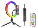 LAM PA  PIERŚCIENIOWA TRACER RGB RING 26CM ZE STATYWEM