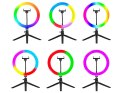 LAM PA  PIERŚCIENIOWA TRACER RGB RING 26CM ZE STATYWEM