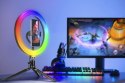 LAM PA  PIERŚCIENIOWA TRACER RGB RING 26CM ZE STATYWEM