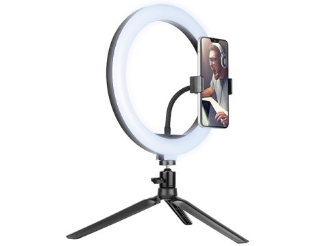 LAM PA PIERŚCIENIOWA TRACER RING 26CM Z MINI STATYWEM LAM PA PIERŚCIENIOWA TRACER RING 26CM Z MINI STATYWEM