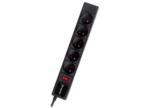 LISTWA ZASILAJĄCA TRACER POWERGEAR 1.5 M BLACK (5 GNIAZD) LISTWA ZASILAJĄCA TRACER POWERGEAR 1.5 M BLACK (5 GNIAZD)