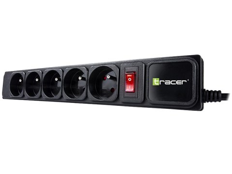 LISTWA ZASILAJĄCA TRACER POWERGEAR 1.5 M BLACK (5 GNIAZD) LISTWA ZASILAJĄCA TRACER POWERGEAR 1.5 M BLACK (5 GNIAZD)