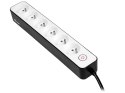 LISTWA ZASILAJĄCA TRACER ZEBRA 1.5 M (6 GNIAZD)