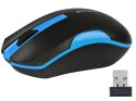 MYSZ A4TECH V-TRACK G3-200N-1 BLACK+BLUE WRLS