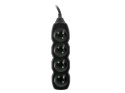 PRZEDŁUŻACZ TRACER POWERCORD 3,0M (4 GNIAZDA, BLACK)