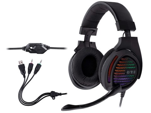 SŁUCHAWKI TRACER GAMEZONE ALIGATOR RGB RAINBOW LED SŁUCHAWKI TRACER GAMEZONE ALIGATOR RGB RAINBOW LED