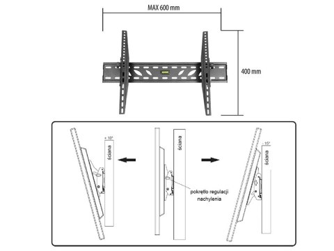 UCHWYT LED\LCD TRACER WALL 660 (32"-60") UCHWYT LED\LCD TRACER WALL 660 (32"-60")