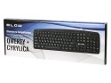 84-208# KLAWIATURA UKRAIŃSKA ROSYJSKA BLOW K P-104 USB  PL CYRYLICA