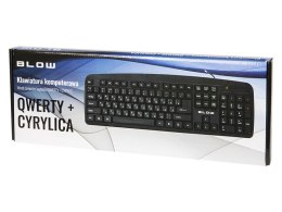 84-208# KLAWIATURA UKRAIŃSKA ROSYJSKA BLOW K P-104 USB  PL CYRYLICA