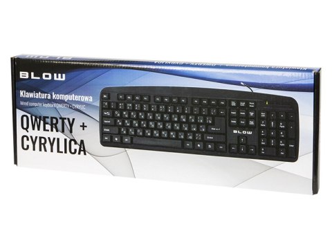 84-208# KLAWIATURA UKRAIŃSKA ROSYJSKA BLOW K P-104 USB PL CYRYLICA 84-208# KLAWIATURA UKRAIŃSKA ROSYJSKA BLOW K P-104 USB PL CYRYLICA