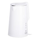 AD 1345 WHITE CZAJNIK METALOWY LED Z REGULACJĄ TEM PERATURY 1,7L STRIx