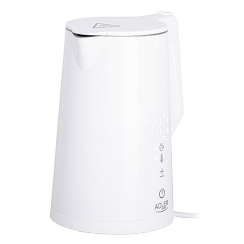 AD 1345 WHITE CZAJNIK METALOWY LED Z REGULACJĄ TEM PERATURY 1,7L STRIx AD 1345 WHITE CZAJNIK METALOWY LED Z REGULACJĄ TEM PERATURY 1,7L STRIx