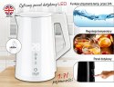 AD 1345 WHITE CZAJNIK METALOWY LED Z REGULACJĄ TEM PERATURY 1,7L STRIx