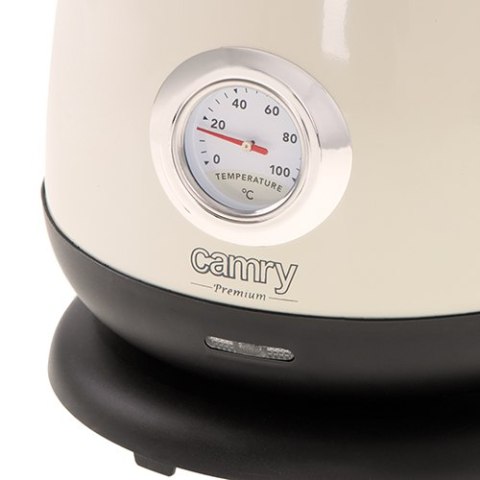 CR 1344 CREME CZAJNIK METALOWY Z TERMOMETREM 1,7L CR 1344 CREME CZAJNIK METALOWY Z TERMOMETREM 1,7L
