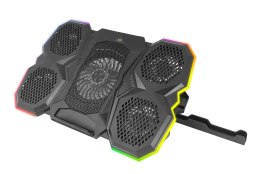 EGC107 ES PERANZA  PODSTAWKA CHŁODZĄCA GAMING  POD NOTEBOOK LED RGB BREVA