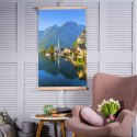 GRZEJNIK NA  PODCZERWIEŃ - GIĘTKI  PANEL GRZEWCZY 430W TRIO WZÓR 13 WIOSKA, WYMIARY 100x57CM Z REGULATOREM