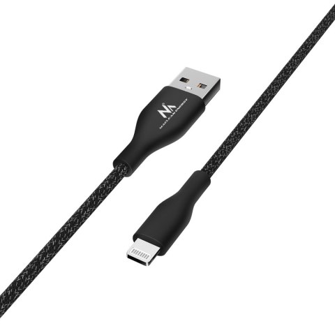 KABEL USB LIGHTNING MFI A P PLE (MADE FOR IPHONE / IPOD / IPAD) MACLEAN, 2.4A, 1M, CZARNY, MCE845B KABEL USB LIGHTNING MFI A P PLE (MADE FOR IPHONE / IPOD / IPAD) MACLEAN, 2.4A, 1M, CZARNY, MCE845B