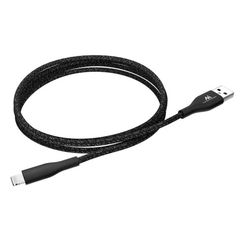 KABEL USB LIGHTNING MFI A P PLE (MADE FOR IPHONE / IPOD / IPAD) MACLEAN, 2.4A, 1M, CZARNY, MCE845B KABEL USB LIGHTNING MFI A P PLE (MADE FOR IPHONE / IPOD / IPAD) MACLEAN, 2.4A, 1M, CZARNY, MCE845B