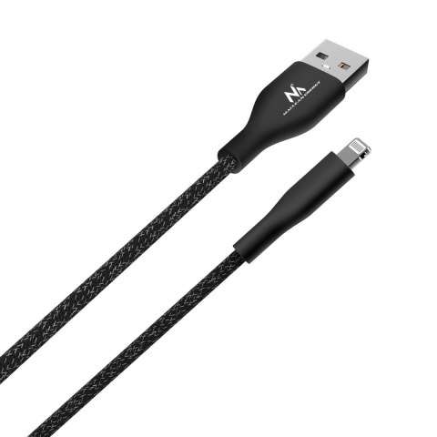 KABEL USB LIGHTNING MFI A P PLE (MADE FOR IPHONE / IPOD / IPAD) MACLEAN, 2.4A, 1M, CZARNY, MCE845B KABEL USB LIGHTNING MFI A P PLE (MADE FOR IPHONE / IPOD / IPAD) MACLEAN, 2.4A, 1M, CZARNY, MCE845B