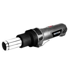 O PALARKA 2000W, ZAKRES TEM PERATUR: I: 350?C, II: 550?C, UCHWYT  PROSTY