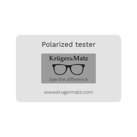 TESTER POLARYZACJI OKULARÓW KRUGER&MATZ TESTER POLARYZACJI OKULARÓW KRUGER&MATZ