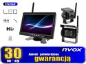 ZESTAW MONITOR SAMOCHODOWY LCD 7CALI 12V 24V ORAZ 2 KAMERY BEZ PRZEWODOWE